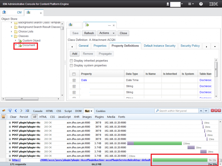 Document Class Takes Long Time To Load In IBM FileNet ACCE - Iparagons Blog