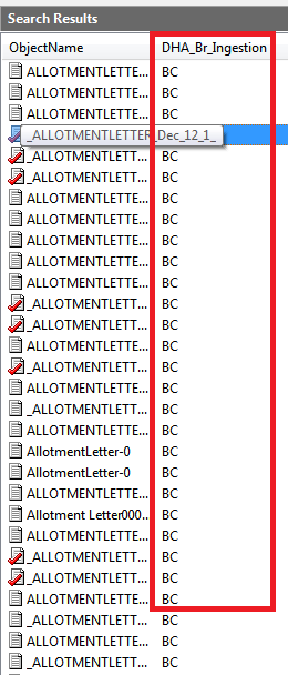 filenet bulk search and update